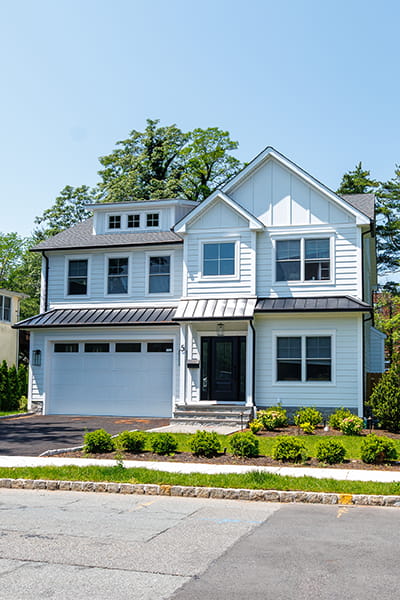 Newly completed custom home in New Jersey