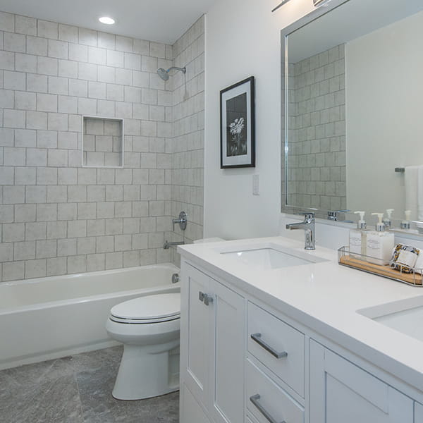 Completed residential renovation project in Florham Park, New Jersey