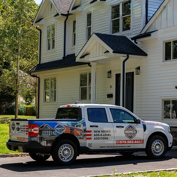 Remco Contractors at one of their newly built NJ homes