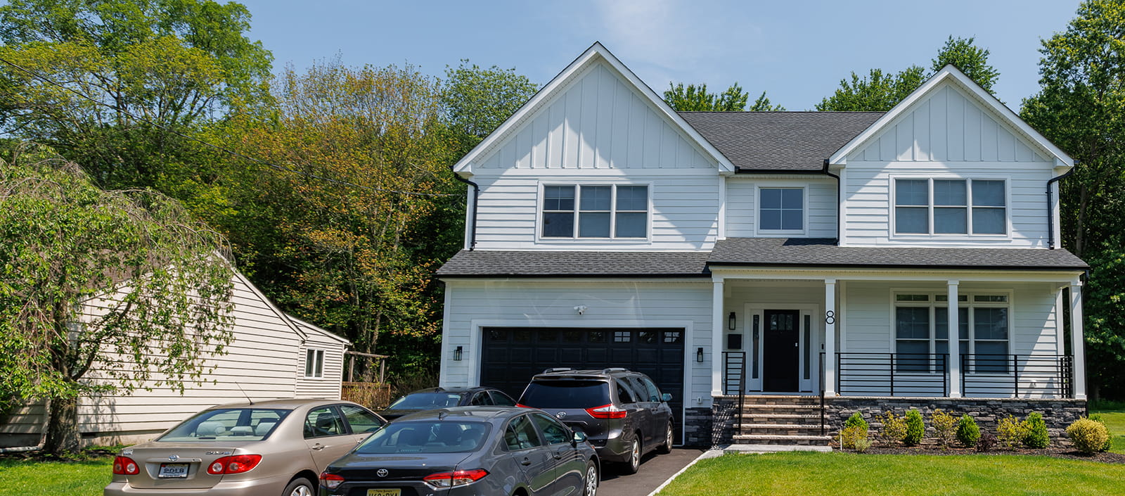 New house construction in progress by the general contractors at Remco contractors builders