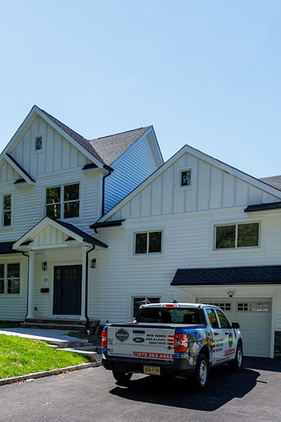 Newly built home by NJ home construction company