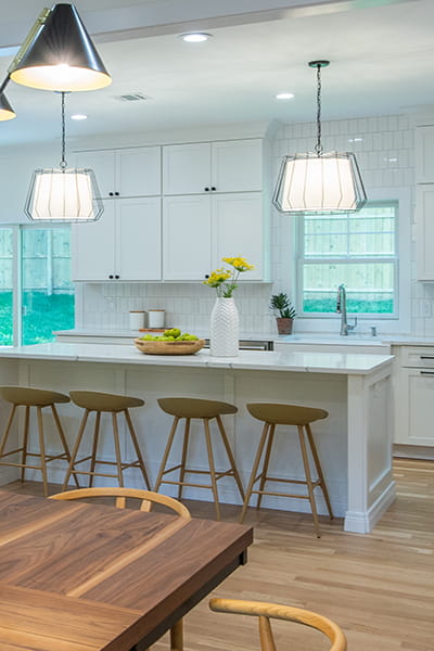 Completed custom kitchen remodel in New Jersey