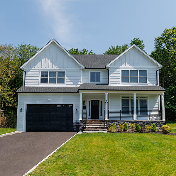 Residential construction project by NJ home building company